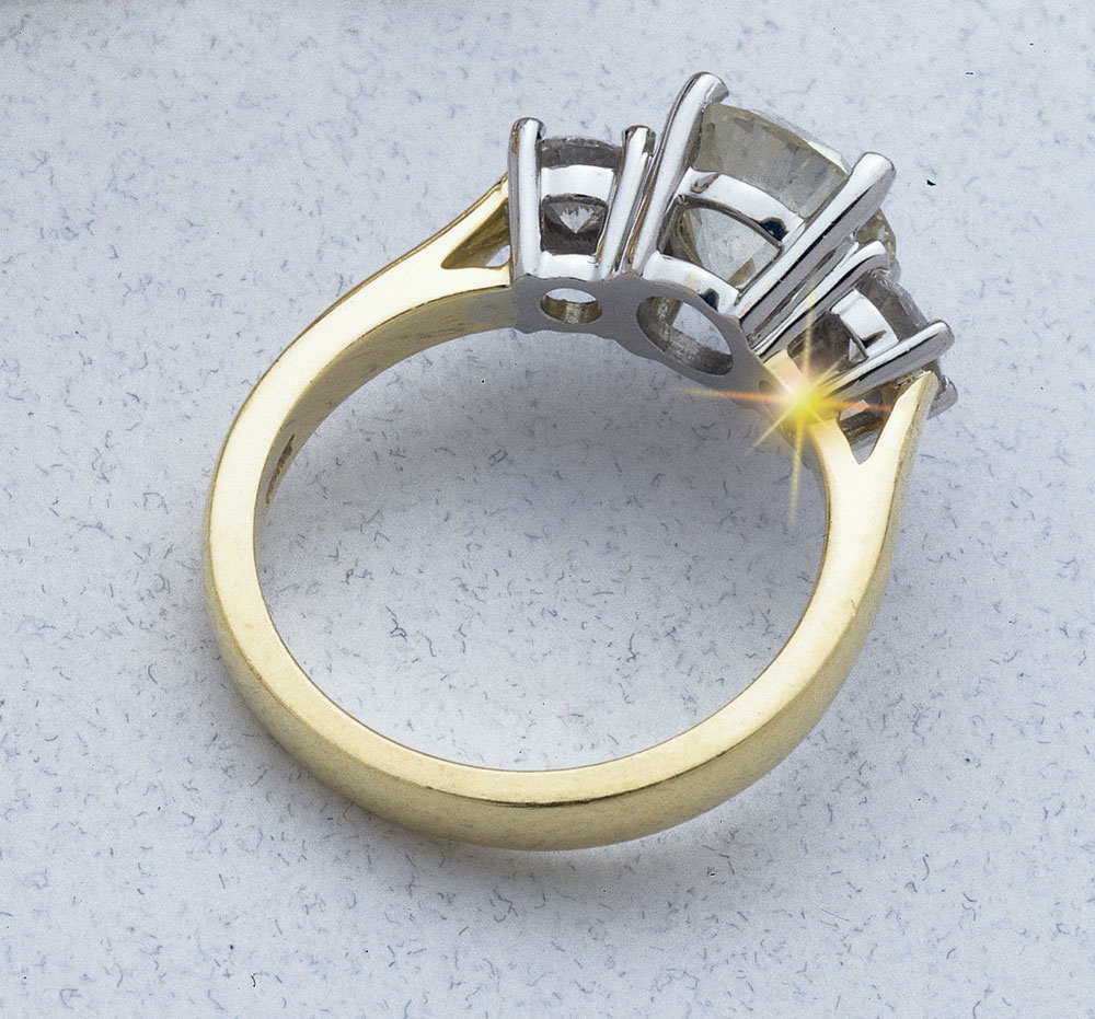 retipping a ring with laser welding