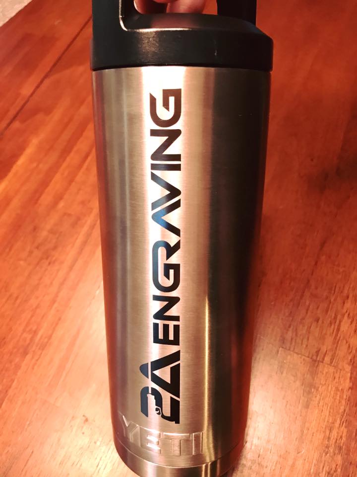Laser Engraved Yeti Cup