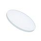 A single round glass disk.