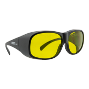 A pair of yellow tinted glasses.